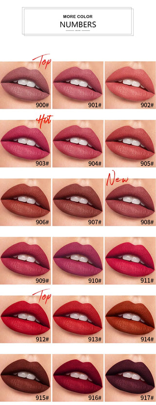Pudaier Matte Liquid Lipstick Waterproof Professional Makeup Full Portable Lip Glaze for Make Up Tint Lip Gloss Mini Cosmetic ALODIA STORE