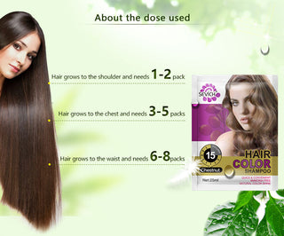 Sevich Hair Dyeing Lotion DIY Hair Styling Coloring Molding Shampoo 5pcs/lot Hair Colour Shampoo Fast Hair Dye Shampoo For Women ALODIA STORE