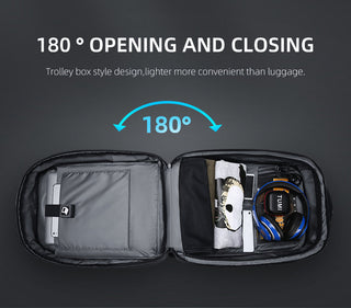 Fenruien Brand Laptop Backpack Anti-theft Waterproof School Backpacks USB Charging Men Business Travel Bag Backpack New Design ALODIA STORE