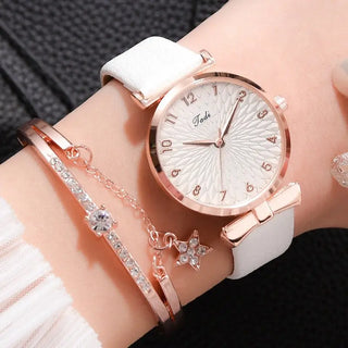 Luxury Women Bracelet Quartz Watches For Women Magnetic Watch Ladies Sports Dress Pink Dial Wrist Watch Clock Relogio Feminino ALODIA STORE