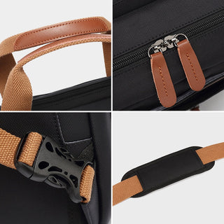 Men Canvas Work Bag Briefcase Travel Messenger Shoulder Bag Multifunction Tote Handbag Big Casual Business Laptop Pocket XA284ZC ALODIA STORE