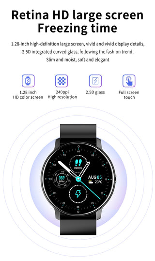 Women Smart Watch Men Smartwatch Heart Rate Monitor Sport Fitness Music Ladies Waterproof Watch For Android IOS Phone ALODIA STORE