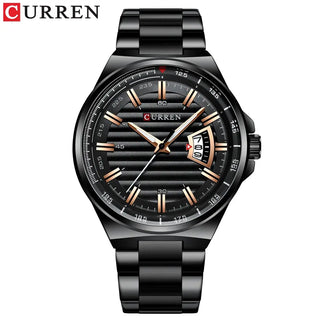 Top Brand CURREN Luxury Quartz Watches for Men Wrist Watch Classic Silver Stainless Steel Strap Men's Watch Waterproof 30M ALODIA STORE