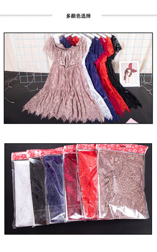 Lingerie Ladies Sexy lace Nightdress M-3XL ALODIA STORE