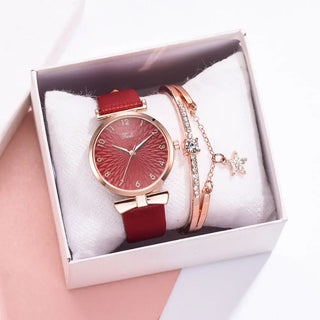 Luxury Women Bracelet Quartz Watches For Women Magnetic Watch Ladies Sports Dress Pink Dial Wrist Watch Clock Relogio Feminino ALODIA STORE