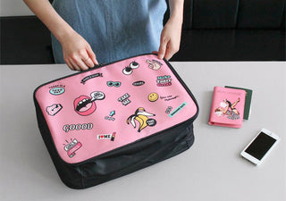 New Travel Cartoon Cosmetic Bag Portable Women Makeup Cases Large Capacity ALODIA STORE