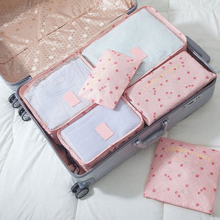 RUPUTIN 6Pcs/set Baggage Travel Organizer Bags waterproof ALODIA STORE