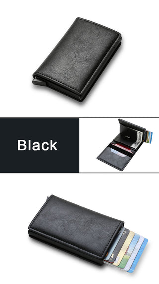 Leather Bank Card Wallet ALODIA STORE