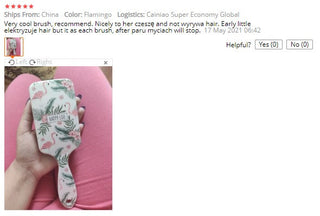 Hair Comb Detangling Hair Brush Air Bag Hairbrush Salon Hairdressing Straight Curly Hair Comb Women Paddle Detangler Hair Brush ALODIA STORE