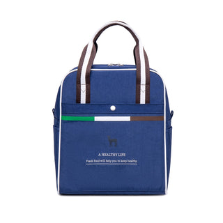Portable Lunch Bag New Thermal Insulated Lunch Box Tote Cooler Bag Bento Pouch Lunch Container School Food Storage Bags ALODIA STORE