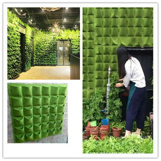 NEW Wall Hanging Pockets Planting Bags Flower Pot Waterproof Grow Bag Garden Planter Vertical Suculentas Plant Pot Home Decor ALODIA STORE