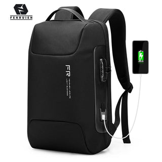 Fenruien Waterproof 15.6 Inch Men Laptop Backpack Usb Charging School Bag Anti Theft Backpack Male Travel Backpacks 2020 New ALODIA STORE