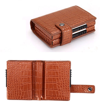 Pu Leather Double Metal ID ALODIA STORE
