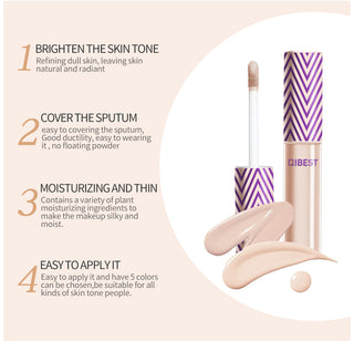 QIBEST Face Concealer Cream Full Cover Makeup ALODIA STORE