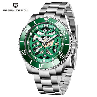 PAGANI DESIGN Stainless Steel Waterproof Mechanical Watch Top Brand Sapphire Glass Automatic Watch Luxury Business Men Watch ALODIA STORE