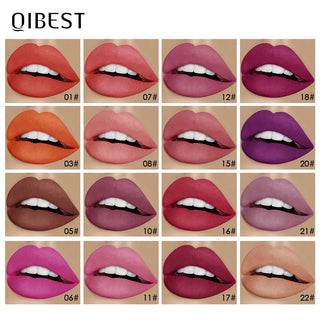 QIBEST Liquid Lipstick Waterproof ALODIA STORE