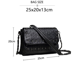 JIEROTYX England Style Skull Women Crossbody bag ALODIA STORE