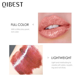 QIBEST 12 Colors Shimmer Liquid Lipstick Diamond Lip gloss Cosmetic Lip Tint Glitter Waterproof Moisturizer Makeup Lip Gloss ALODIA STORE