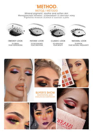 IMAGIC New Arrival Eyeshadow 16 Color Makeup Palette Matte ALODIA STORE