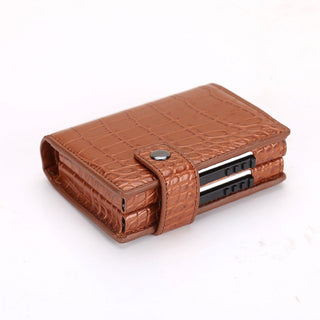 Pu Leather Double Metal ID ALODIA STORE