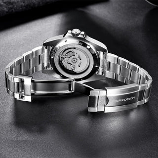 PAGANI Design Men Automatic Watch Sapphire Luxury Mechanical Wristwatch Stainless Steel Waterproof Watch Men relogio masculino ALODIA STORE