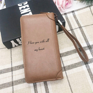Picture Wallet Business Men Long Large Capacity Clutch Multi-Card ALODIA STORE