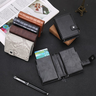 Pu Leather Double Metal ID ALODIA STORE