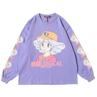 EXTREME Long Sleeve Women's Harajuku Cute Kawaii Clothes Oversized ALODIA STORE