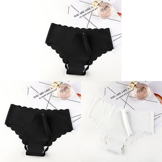 VDOGRIR 3Pcs/Lot Sexy Women's Mid Rise Panties Set Underwear Seamless Solid Color Briefs Comfortable Underpants Lady Lingerie ALODIA STORE