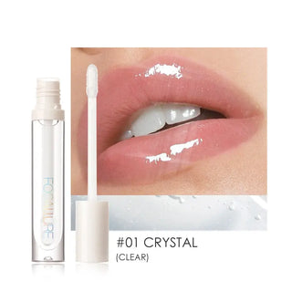 FOCALLURE Lipgloss Last High Shine Glow Plumpling Not-sticky Liquid Moisturizer Lip Balm Waterproof Lip Tint Makeup ALODIA STORE