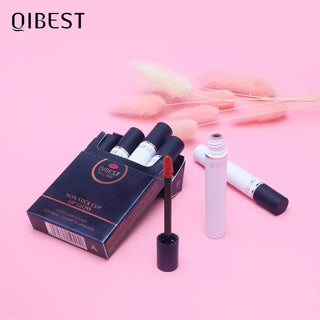 QIBEST Matte Liquid Lipstick Makeup Set Lip Makeup Set Long Lasting Lip Gloss Waterproof Lip Tint Matte Lipgloss Cosmetic Kit - Alodia Store