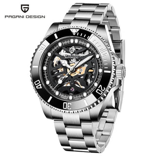 PAGANI DESIGN Stainless Steel Waterproof Mechanical Watch Top Brand Sapphire Glass Automatic Watch Luxury Business Men Watch ALODIA STORE
