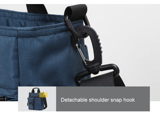 Headphone Hole Waterproof Crossbody Bag Nylon Travel ALODIA STORE