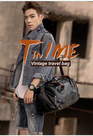 Men Quality Leather Travel Bags Carry on Luggage Bag Men Duffel Bags Handbag Casual Traveling Tote Large Weekend Bag Hot XA631ZC ALODIA STORE