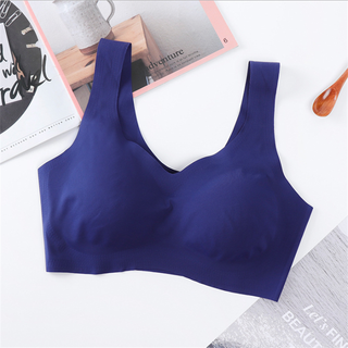 Ice Silk Bra Seamless Vest Bras Women Push Up Underwear Lingerie Sleep Top Padded Bralette Soutien Gorge нижнее белье женское ALODIA STORE