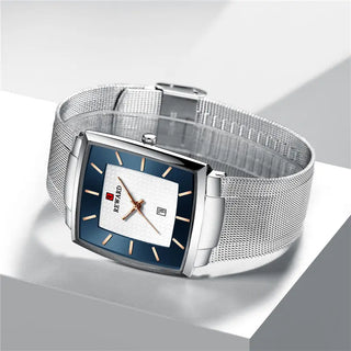 REWARD Top Brand Men's Watch Business Relogio Masculino Square Quartz Man Watch Men Wristwatch Full Steel Waterproof Male Watch ALODIA STORE