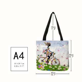 Romantic Pattern Sac Feminin Women Totes Flowered ALODIA STORE