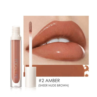 FOCALLURE Lipgloss Last High Shine Glow Plumpling Not-sticky Liquid Moisturizer Lip Balm Waterproof Lip Tint Makeup ALODIA STORE