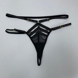 Ellolace 3-Piece Sheer Lingerie Sexy Lace Transparent Underwear Wireless Bra And Panty Set Garters and Thongs Sensual Intimate ALODIA STORE