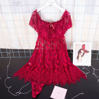 Lingerie Ladies Sexy lace Nightdress M-3XL ALODIA STORE