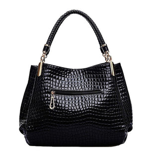 Ladies Hand Top-handle Bags for Women 2019 PU Leather Designer Handbags High Quality Women Shoulder Bag Black Bolsa Feminina Sac ALODIA STORE