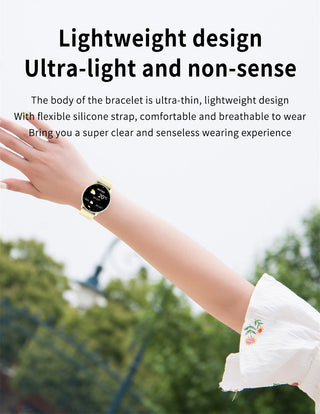 Women Smart Watch Men Smartwatch Heart Rate Monitor Sport Fitness Music Ladies Waterproof Watch For Android IOS Phone ALODIA STORE