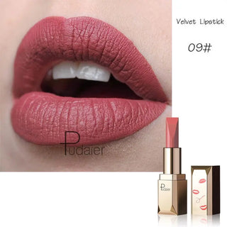 Pudaier Brand Matte Lipstick Professional Makeup for Women Long Lasting Velvet Tint Matt Sexy Lip Stick Nice Shades Batom Matte ALODIA STORE