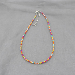Simple Seed Beads Strand Choker Necklace Women String  Collar Charm Colorful Handmade Bohemia Collier Femme Jewelry Gift ALODIA STORE
