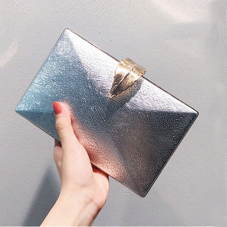 Gold For Bridal Metal Leaf Lock Shoulder Bag  ZD1524 ALODIA STORE
