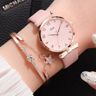 Luxury Women Bracelet Quartz Watches For Women Magnetic Watch Ladies Sports Dress Pink Dial Wrist Watch Clock Relogio Feminino ALODIA STORE