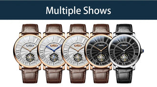 Switzerland Luxury Brand Men Skeleton Watch Leather Seagull Movement Automatic Men Watch Business relogios masculino Waterproof ALODIA STORE