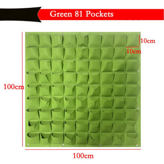 NEW Wall Hanging Pockets Planting Bags Flower Pot Waterproof Grow Bag Garden Planter Vertical Suculentas Plant Pot Home Decor ALODIA STORE