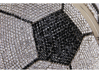 Luxury Basketball Diamond Party Evening Bag Purses and Handbag for Women Ball Shape Shoulder Bag Clutch Designer Crossbody Bag ALODIA STORE