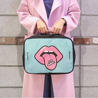 New Travel Cartoon Cosmetic Bag Portable Women Makeup Cases Large Capacity ALODIA STORE